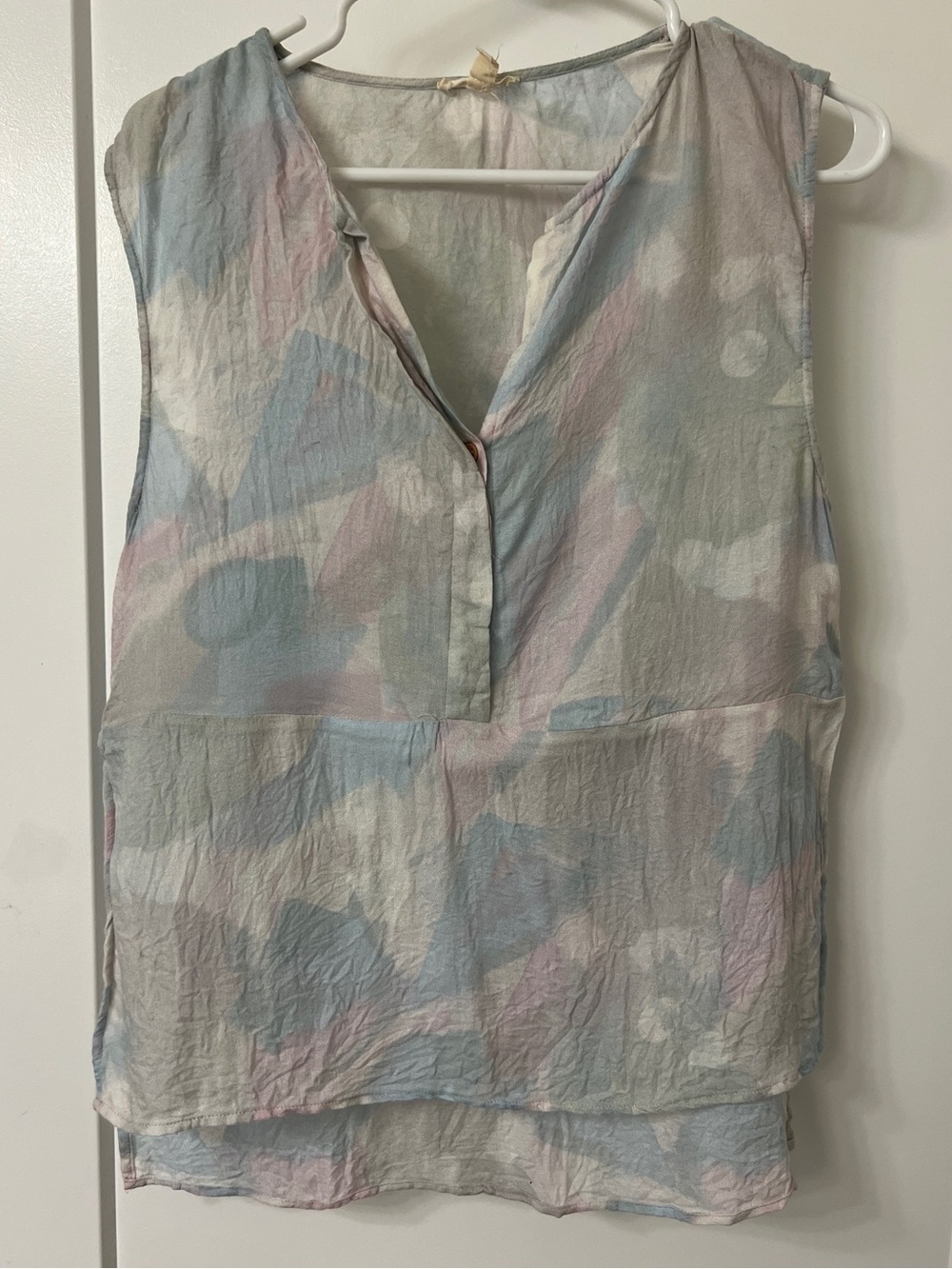 Watercolor sleeveless top